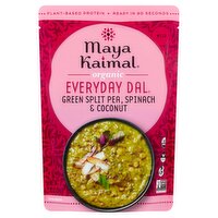 Maya Kaimal Everyday Dal Mild Organic Green Split Pea, Spinach & Coconut, 10 oz