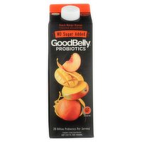 GoodBelly No Sugar Added Peach Mango Orange Flavored Probiotics Juice Drink, 32 fl oz