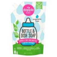 Dapple Baby Bottle & Dish Soap Refill, 34 fl oz