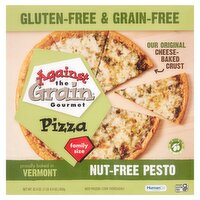 Against the Grain Gourmet Nut-Free Pesto Pizza, Family Size, 22.4 oz