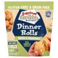 Against the Grain Gourmet Garlic & Rosemary Dinner Rolls, 5 count, 10.9 oz