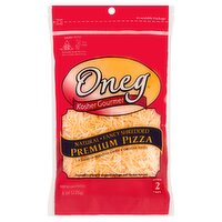 Oneg Kosher Gourmet Natural Fancy Shredded Premium Pizza Cheese, 8 oz