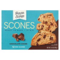 House of Scones Chocolate Chunk Mini Scones, 12 count, 14.4 oz