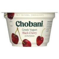 Chobani Black Cherry on the Bottom Greek Yogurt, 5.3 oz, 5.3 Ounce