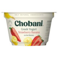 Chobani Strawberry Banana on the Bottom Reduced Fat Greek Yogurt, 5.3 oz