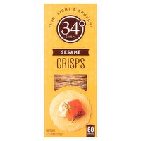 34° Sesame Crisps, 4.5 oz, 4.5 Ounce