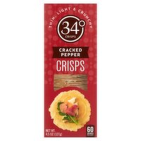 34° Cracked Pepper Crisps, 4.5 oz, 4.5 Ounce