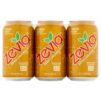 Zevia Zero Calorie Cream Soda, 355 ml, 6 count