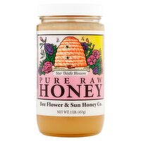 Bee Flower & Sun Honey Co. Star Thistle Blossom Pure Raw Honey, 1 lb