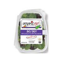 Organicgirl 50% Spring Mix & 50% Baby Spinach, 5 oz