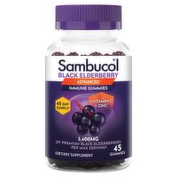 Sambucol Black Elderberry Advanced Dietary Supplement, 45 count