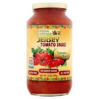 Ethnic Cottage Tomato Basil Jersey Tomato Sauce, 25 oz