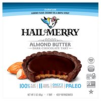 Hail Merry Almond Butter Dark Chocolate Tart, 3 oz