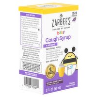 Zarbee's Baby Cough Syrup + Immune Dietary Supplement, 12-24 Months, 2 fl oz
