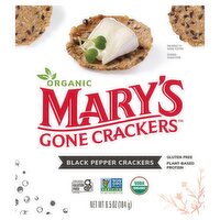 Mary's Gone Crackers Mary's Gone Crackers Organic Black Pepper Crackers, 6.5 oz, 6.5 Ounce 