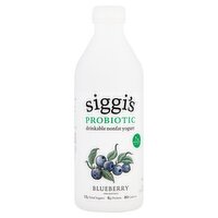 Siggi's Probiotic Blueberry Drinkable Nonfat Yogurt, 32 fl oz