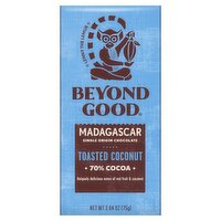 Beyond Good Toasted Coconut Madagascar Single Origin Chocolate, 2.64 oz