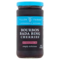 Stonewall Kitchen Tillen Farms Bourbon Bada Bing Cherries, 13.5 oz