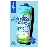 Vita Coco The Original Coconut Water, 4 count, 33.8 fl oz