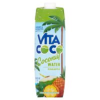 Vita Coco Pineapple Coconut Water, 33.8 fl oz