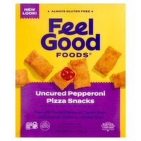 Feel Good Foods Uncured Pepperoni Pizza Snacks, 7 oz