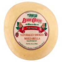 Liuzzi Cheese Fresh Gourmet Naturally Smoked Mozzarella Cheese, 15 oz