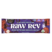 Raw Rev Peanut Butter Dark Chocolate & Sea Salt Plant-Based Protein Bar, 1.6 oz