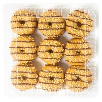 CT Bakery Mini Apple Cider Ring Donuts, 9 count, 11.42 oz, 11.42 Ounce
