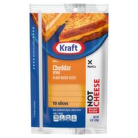 NotCo Kraft Cheddar Style Plant Based Not Cheese Slices, 10 count, 8 oz