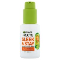 Garnier Fructis Sleek & Stay Heat-Activated Serum, 1.7 fl oz