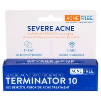 ACNE FREE Terminator 10 Severe Acne Spot Treatment, 1 fl oz