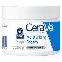 CeraVe 3 Essential Ceramides Moisturizing Cream, 12 oz