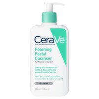 CeraVe Foaming Facial Cleanser, 12 fl oz