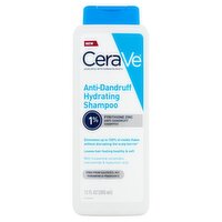 CeraVe Anti-Dandruff Hydrating Shampoo, 12 fl oz
