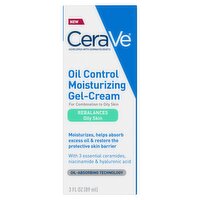 CeraVe Oil Control Moisturizing Gel-Cream, 3 fl oz