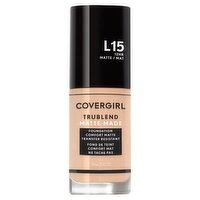 Covergirl TruBlend L15 Porcelain Matte Made Foundation, 1 fl oz