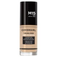 Covergirl Trublend M15 Buff Beige Matte Foundation, 1 fl oz