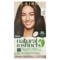 Clairol Natural Instincts 5 Medium Brown Haircolor, 1 application, 1 Each