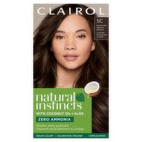 Clairol Natural Instincts 5C Brass Free Medium Brown Haircolor, 1 application