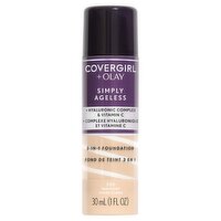 Covergirl + Olay Simply Ageless 200 Fair Ivory 3-in-1 Foundation, 1 fl oz