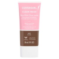 Covergirl Clean Fresh 640 Dark Skin Milk Nourishing Foundation, 1 fl oz