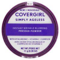Covergirl Simply Ageless 100 Translucent Diaphane Instant Wrinkle Blurring Pressed Powder, 0.39 oz