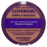 Covergirl Simply Ageless 255 Soft Honey Instant Wrinkle Blurring Pressed Powder, 0.39 oz