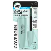 Covergirl Lash Blast Clean 825 Very Black Waterproof Volume Mascara, 0.44 fl oz