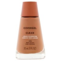 Covergirl Clean 170 Deep Golden Liquid Foundation, 1 fl oz