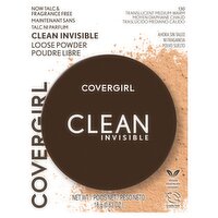 Covergirl Clean Invisible 130 Translucent Medium Warm Loose Powder, 0.63 oz