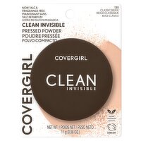 Covergirl Clean Invisible 130 Classic Beige Pressed Powder, 0.38 oz