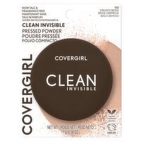 Covergirl Clean Invisible 150 Creamy Beige Pressed Powder, 0.38 oz