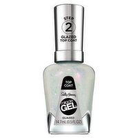 Sally Hansen Miracle Gel Step 2 Glazed Top Coat Nail Color, 0.5 fl oz