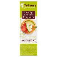 Trésors Gourmands Rosemary Crispy French Crackers, 3.3 oz